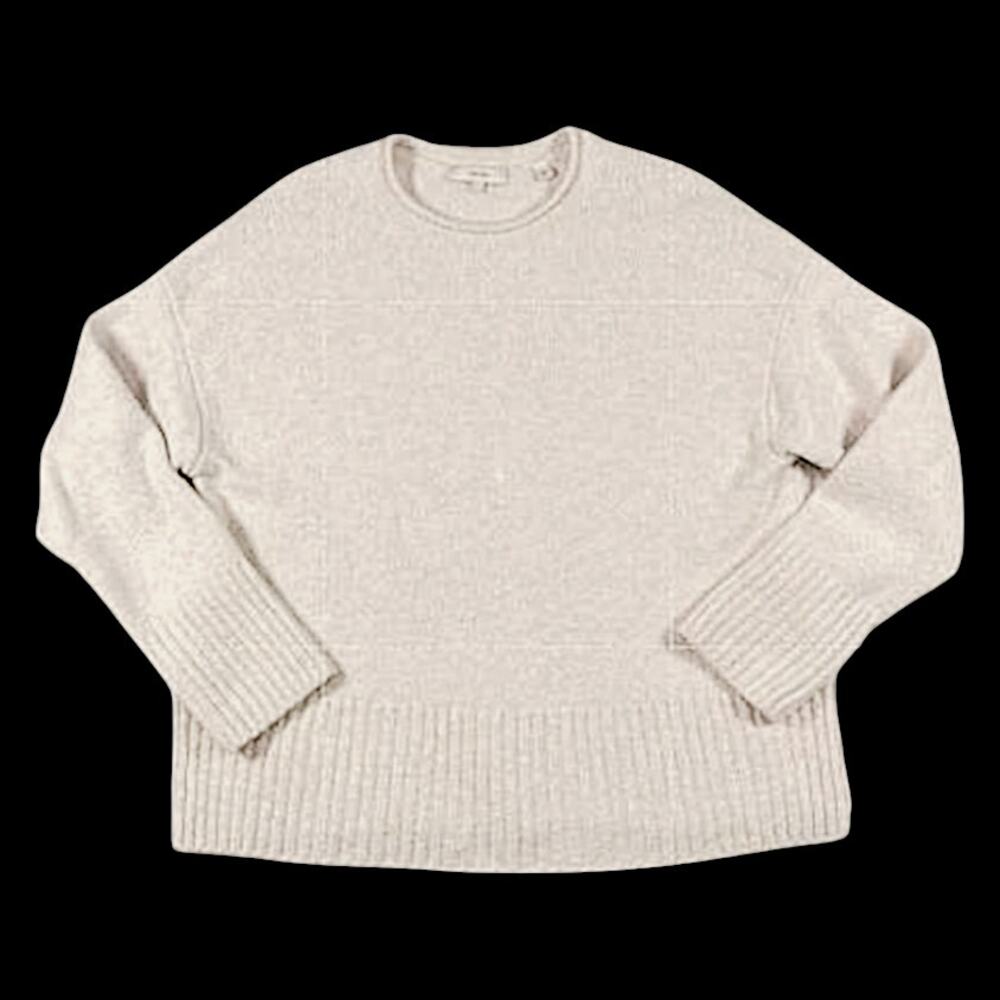 Vince Cream/Ivory Crewneck Sweater | Size L